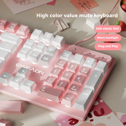 QuietPro USB Office Silent Keyboard