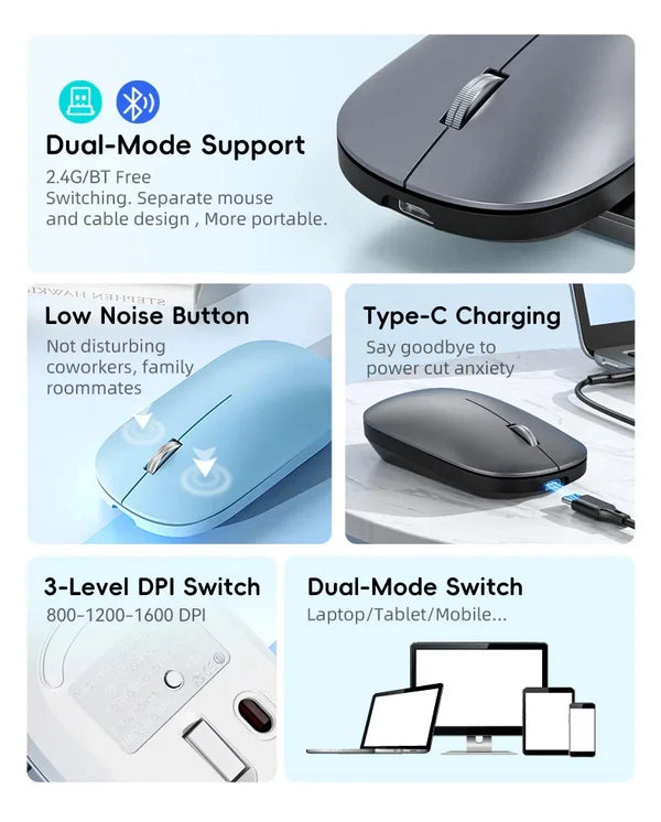StealthFlow Pro Wireless Charging Mouse